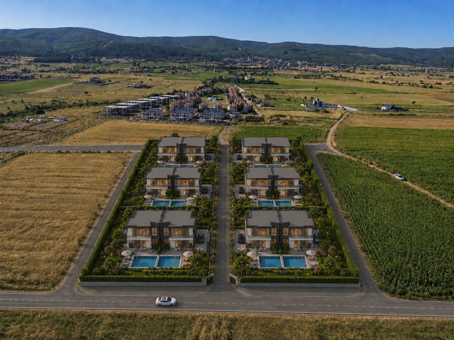 Perla Via Villas villa ve yaşam alanlarından bir kare